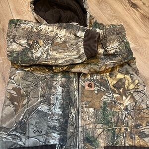 Carhartt Kids Camo Hunting Jacket (large 14-16)